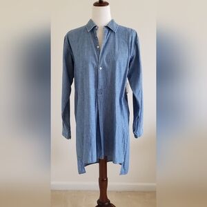 New Marc Jacobs blue chambray icon shirt